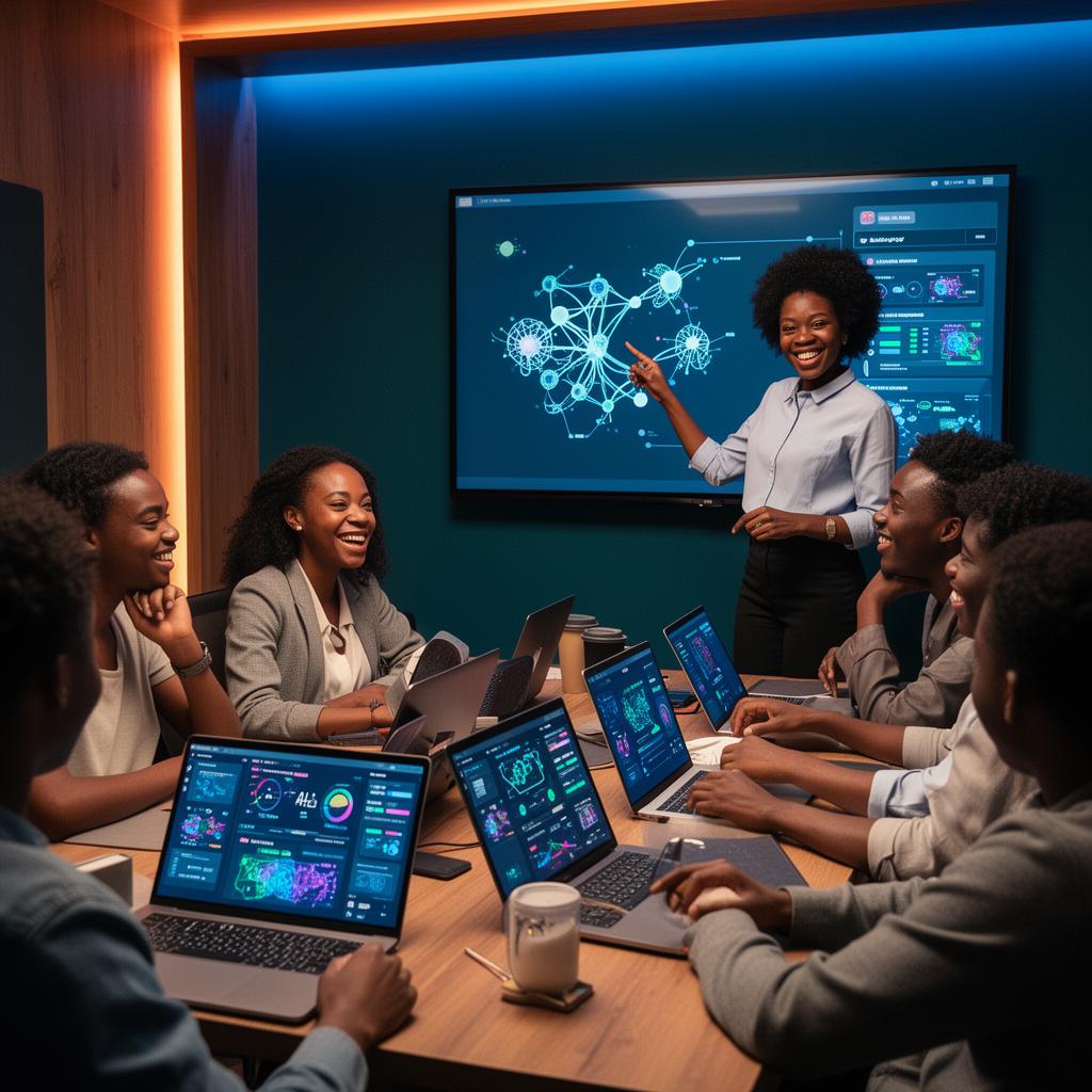 AI training session in Africa